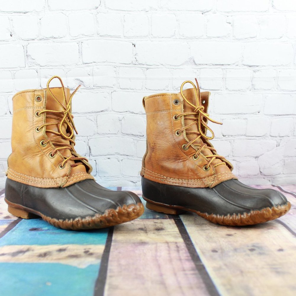 VTG LL Bean Maine Hunting Shoe Duck Boots Size 9 - Picture 3 of 8
